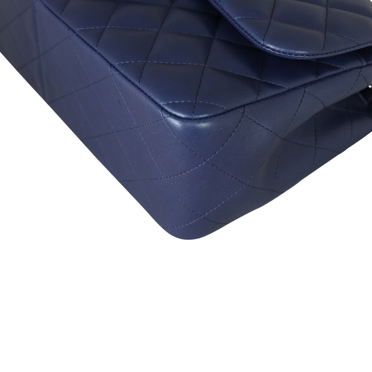 Chanel Classic Double Flap Jumbo | Navy Blue Lambskin