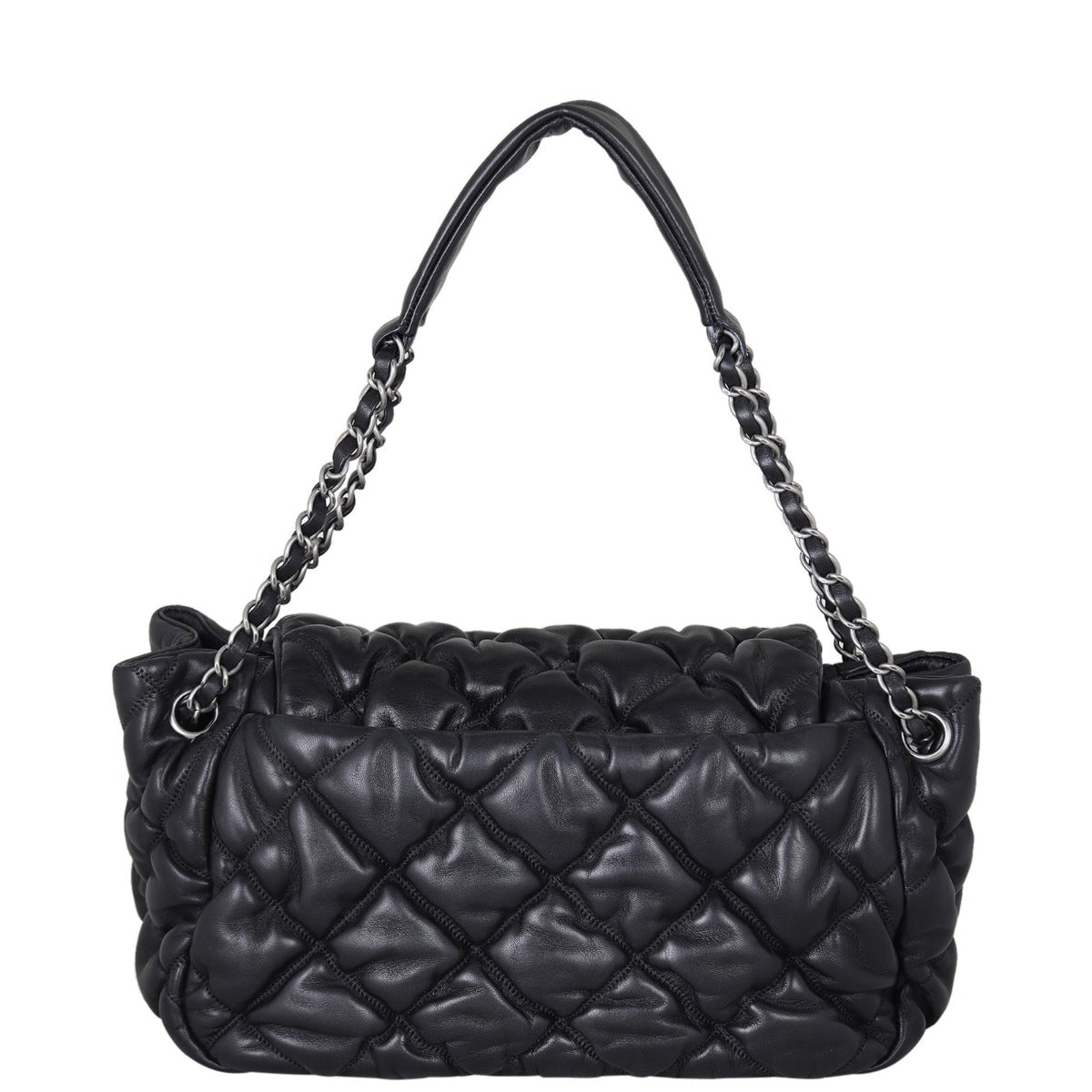 Chanel Bubble Quilt Accordion Flap Bag
