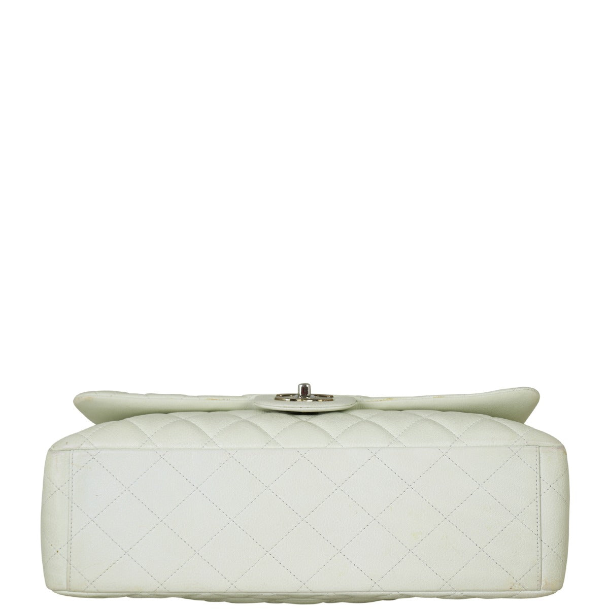 Chanel Classic Double Flap Maxi White Caviar