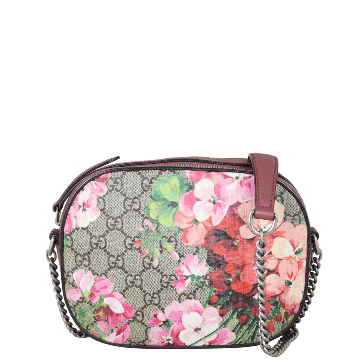 Gucci GG Supreme Blooms Mini Chain Bag