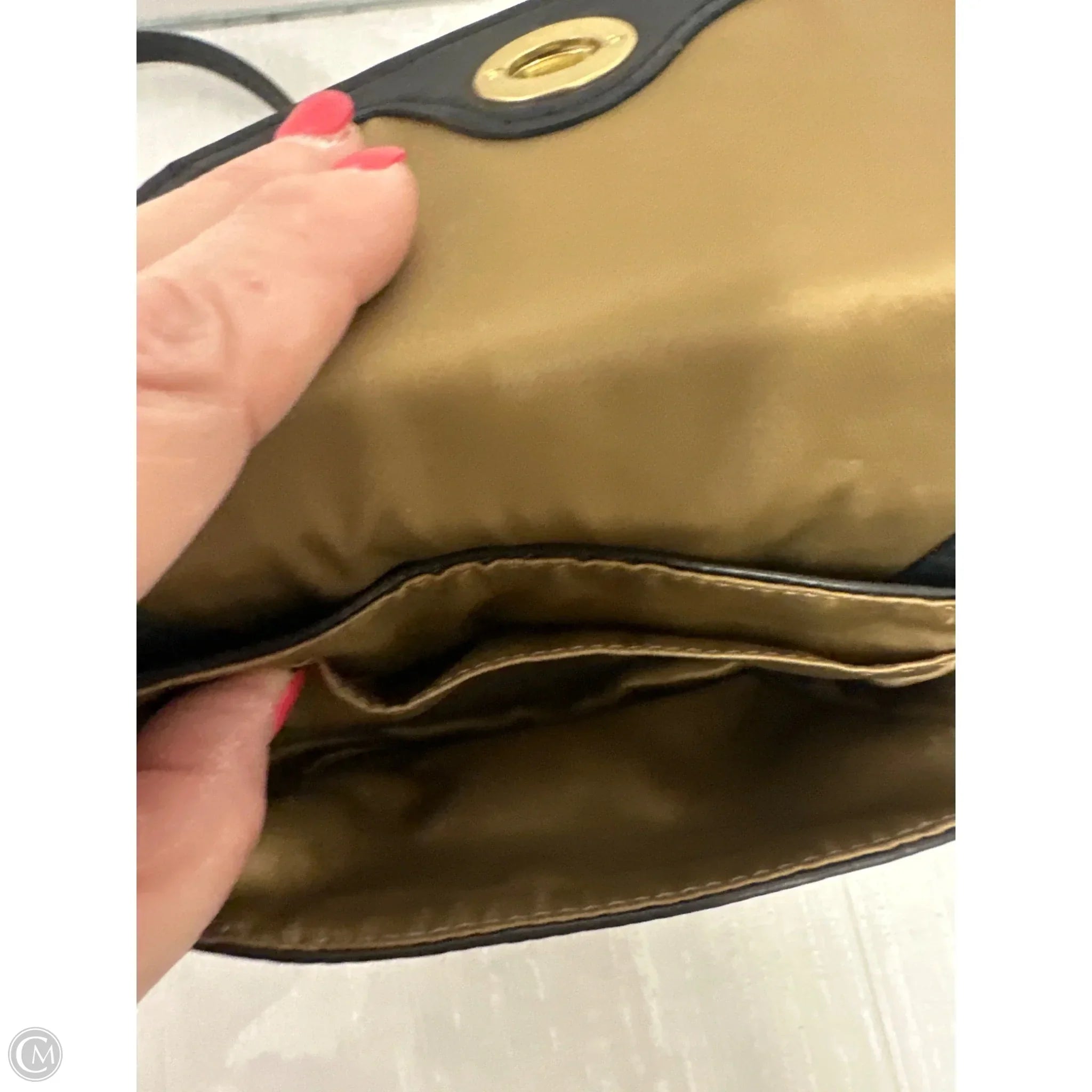 Crossbody Leather By Clothes Mentor, Size: Small