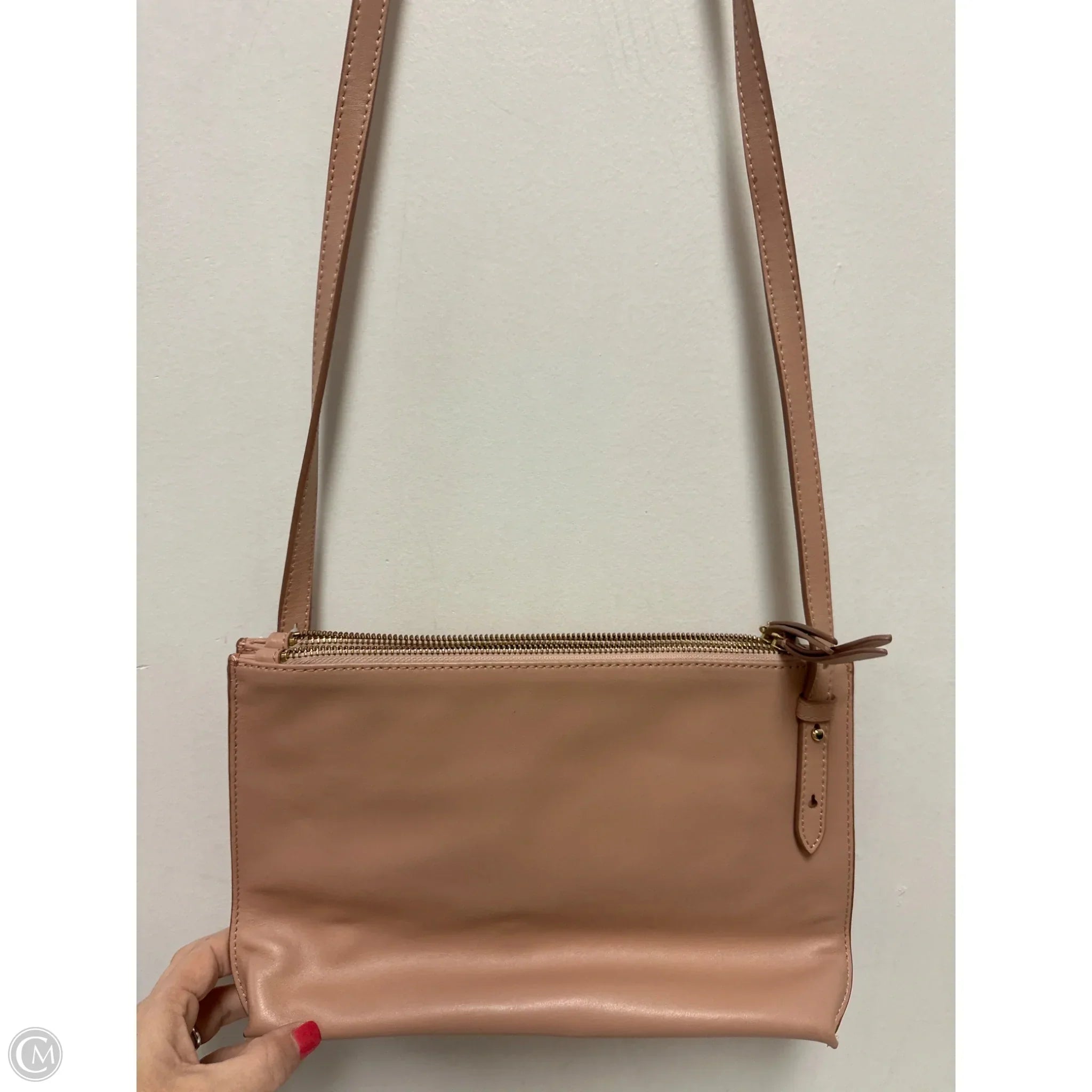 Crossbody Leather By Banana Republic, Size: Medium