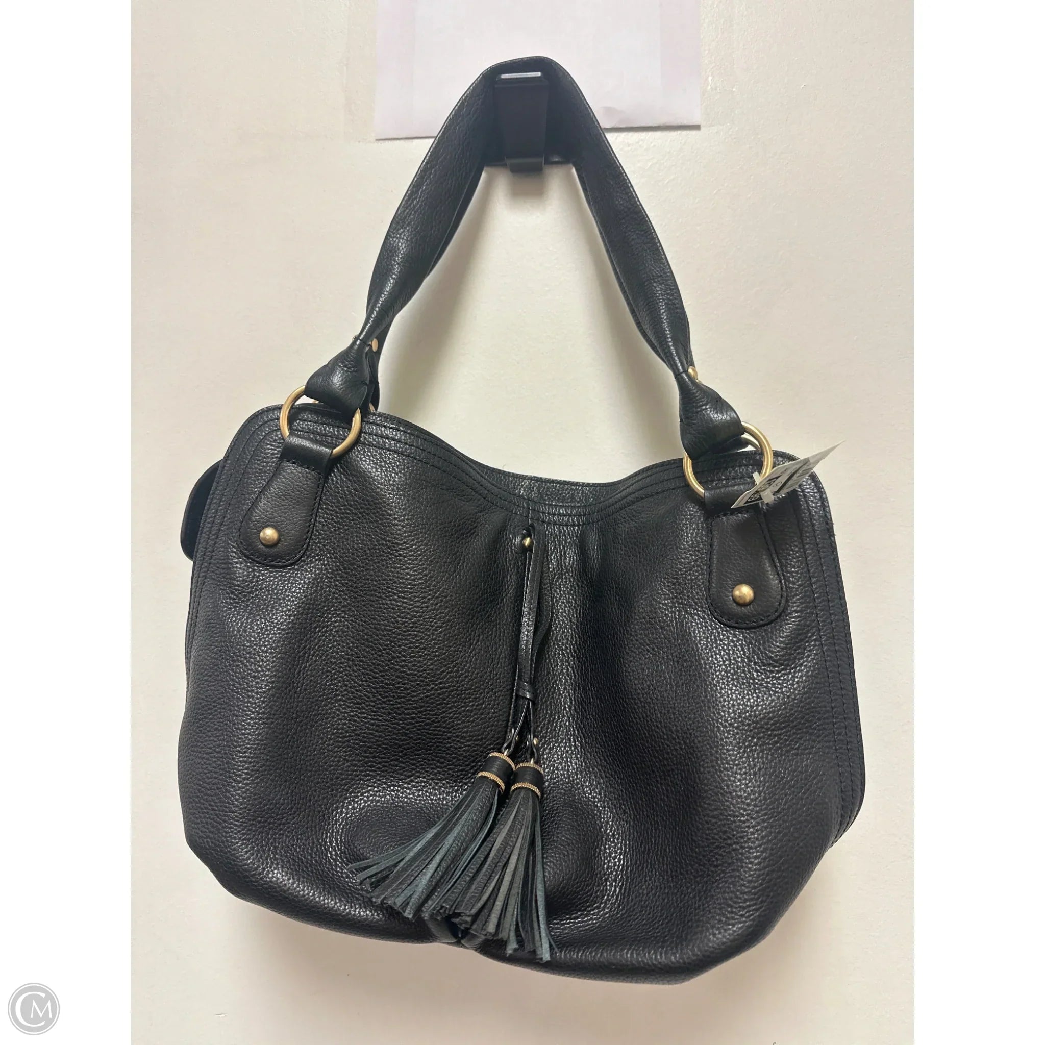 Handbag Leather By Talbots, Size: Large