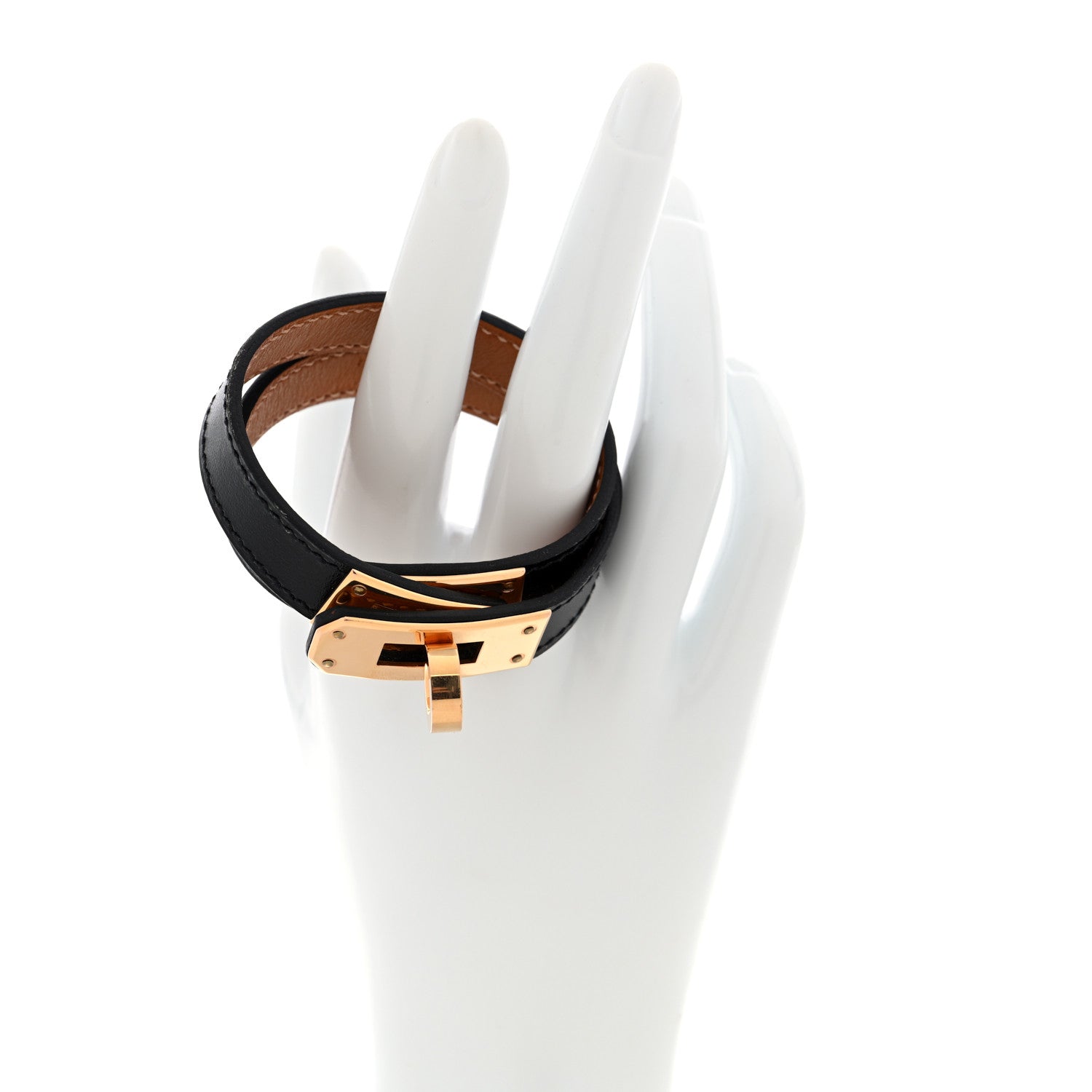 Box Kelly Double Tour Bracelet T2 Black