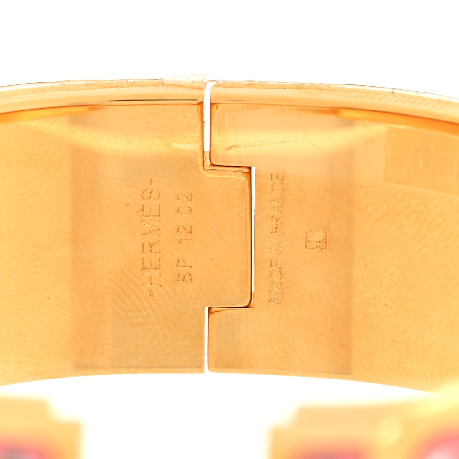 Enamel Printed Chorus Stellarum Wide Clic Clac H Bracelet PM Tropique