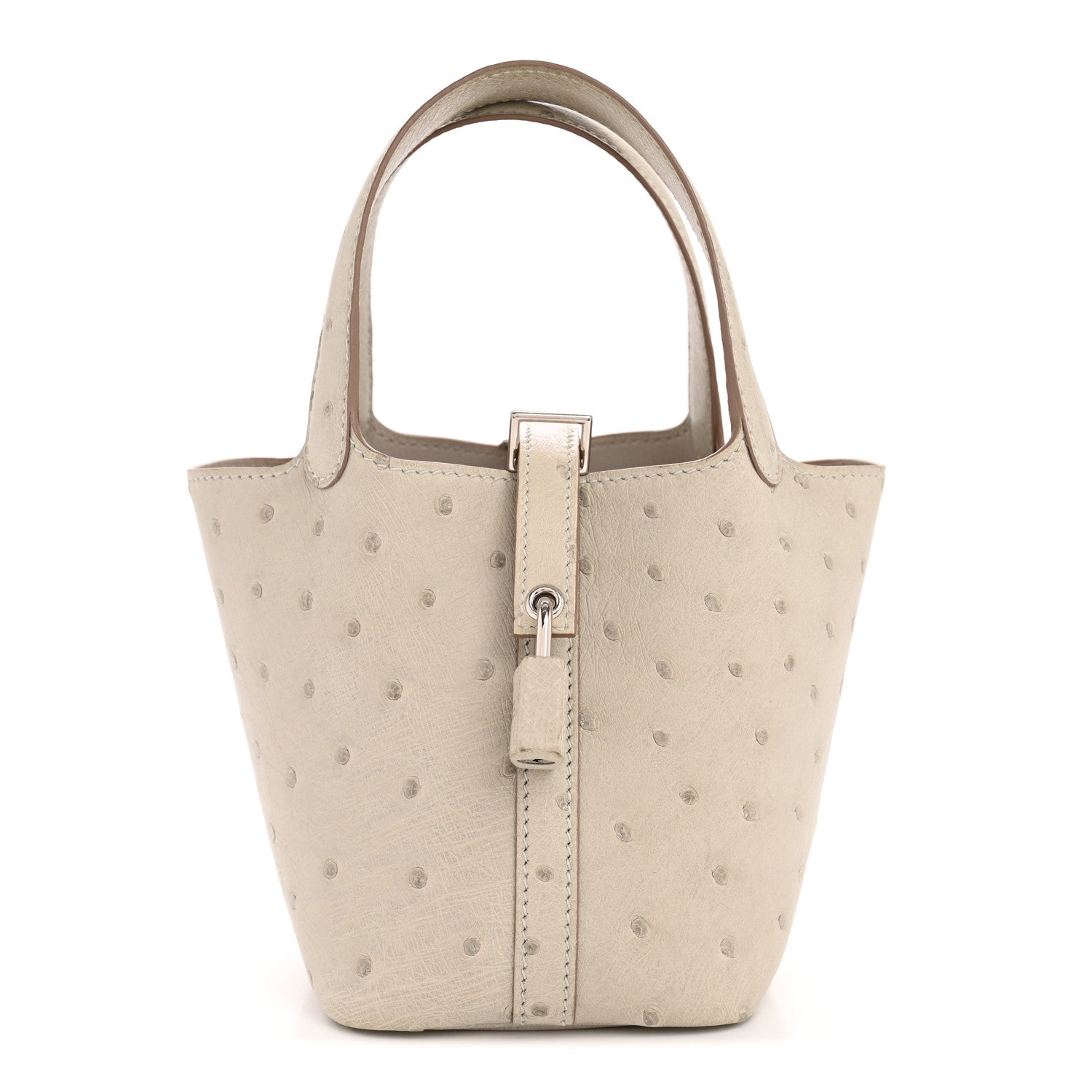 Ostrich Micro Picotin Lock Gris Perle