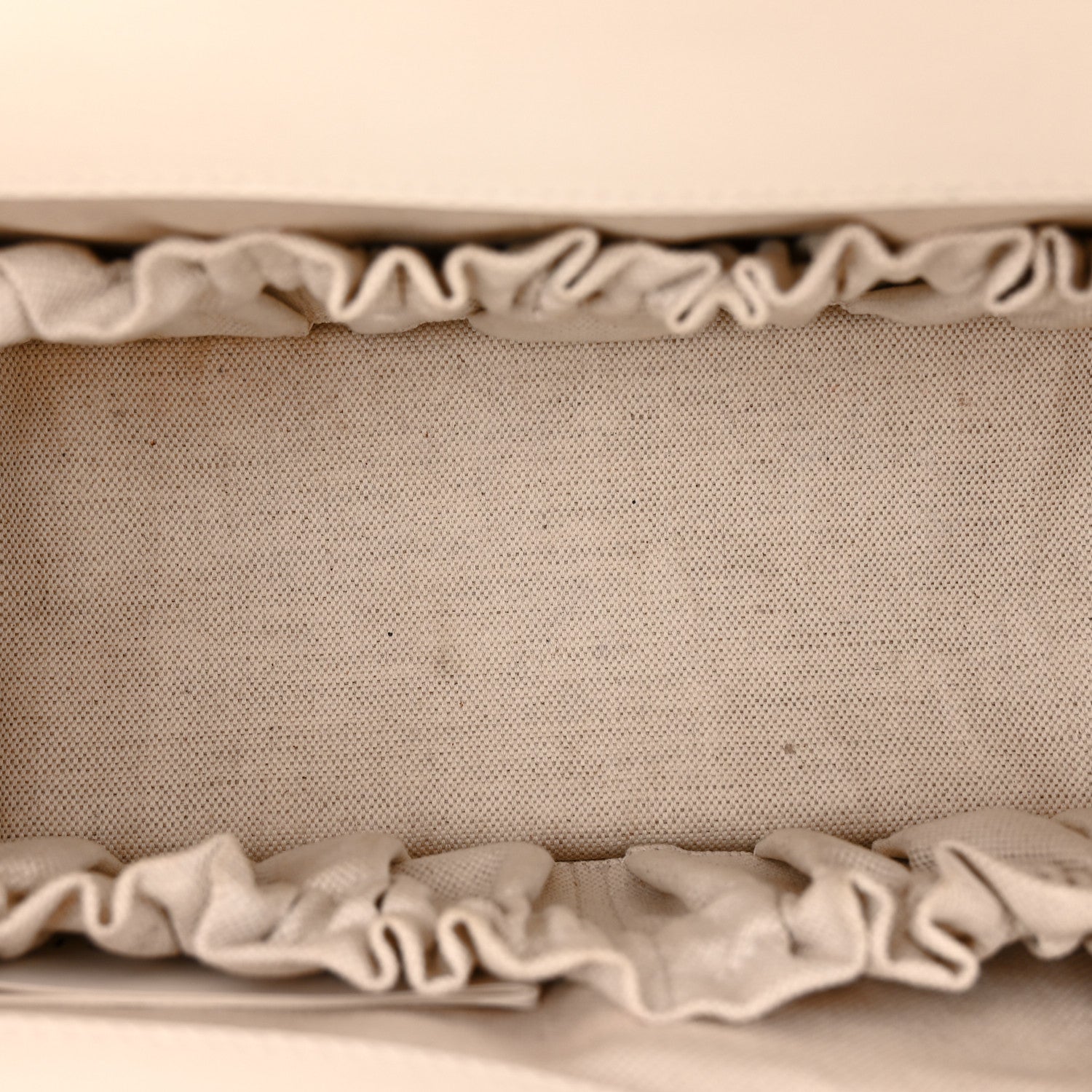 Textured Calfskin Small Horsebit 1955 Foldover Top Handle Bag Mystic White