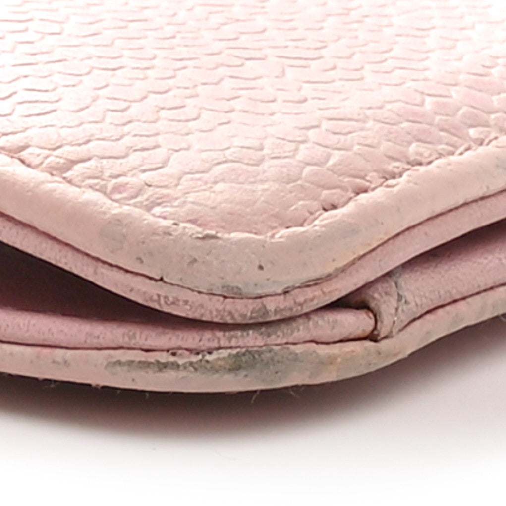 Caviar Timeless CC Yen Wallet Pink