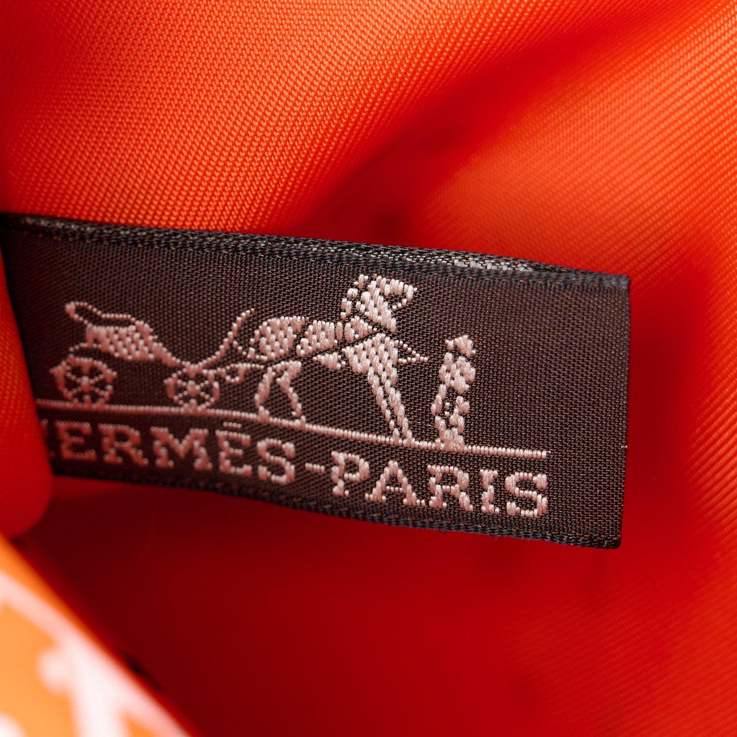 Barenia Silk Eperons d'Or Fourbi 25 MM Bag Insert Orange Fauve