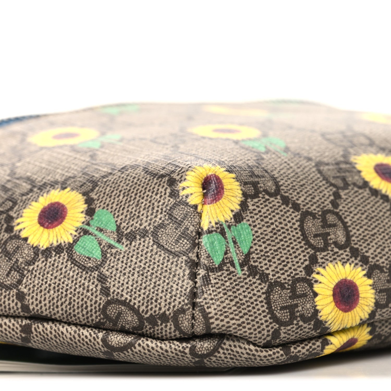 GG Supreme Monogram Sunflower Childrens Belt Bag