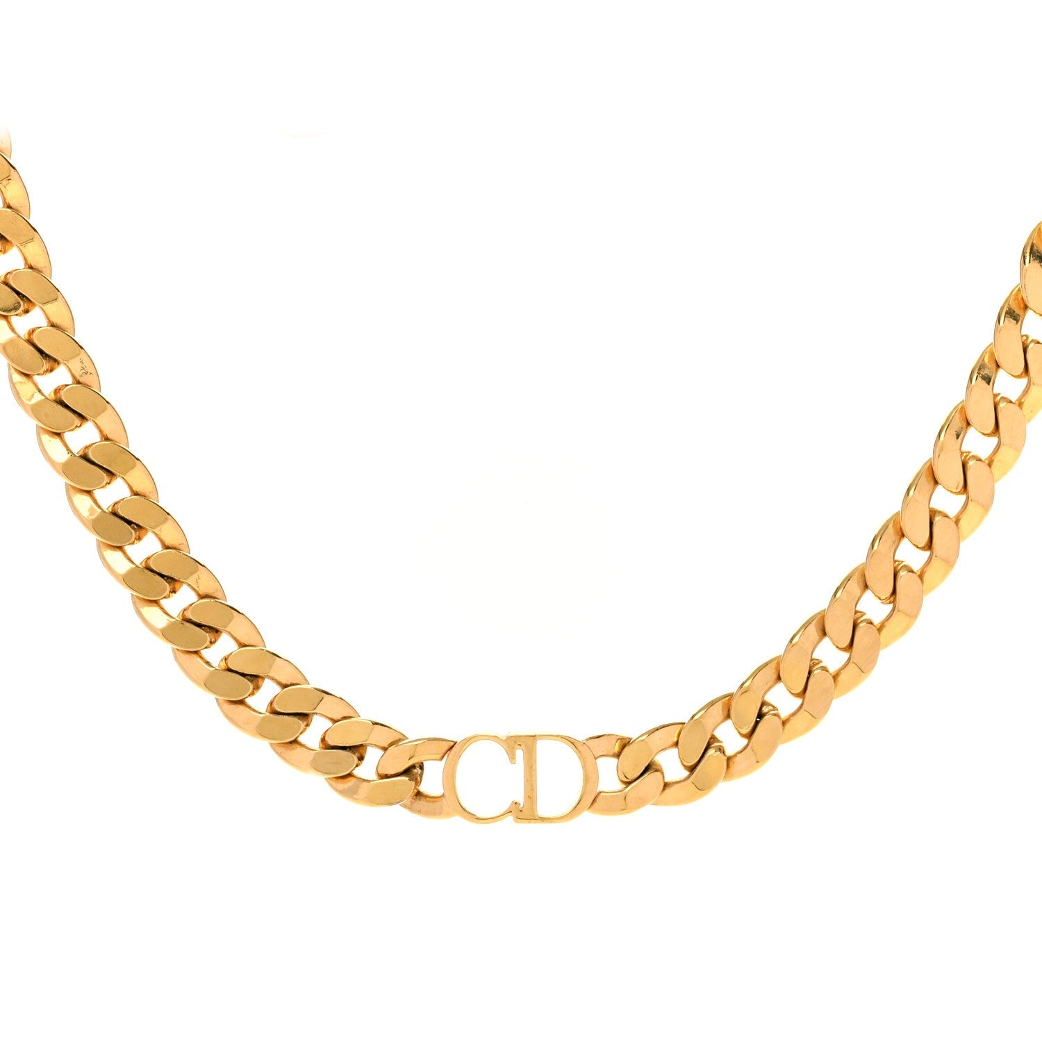 Metal Danseuse Etoile Chain Choker Necklace Gold