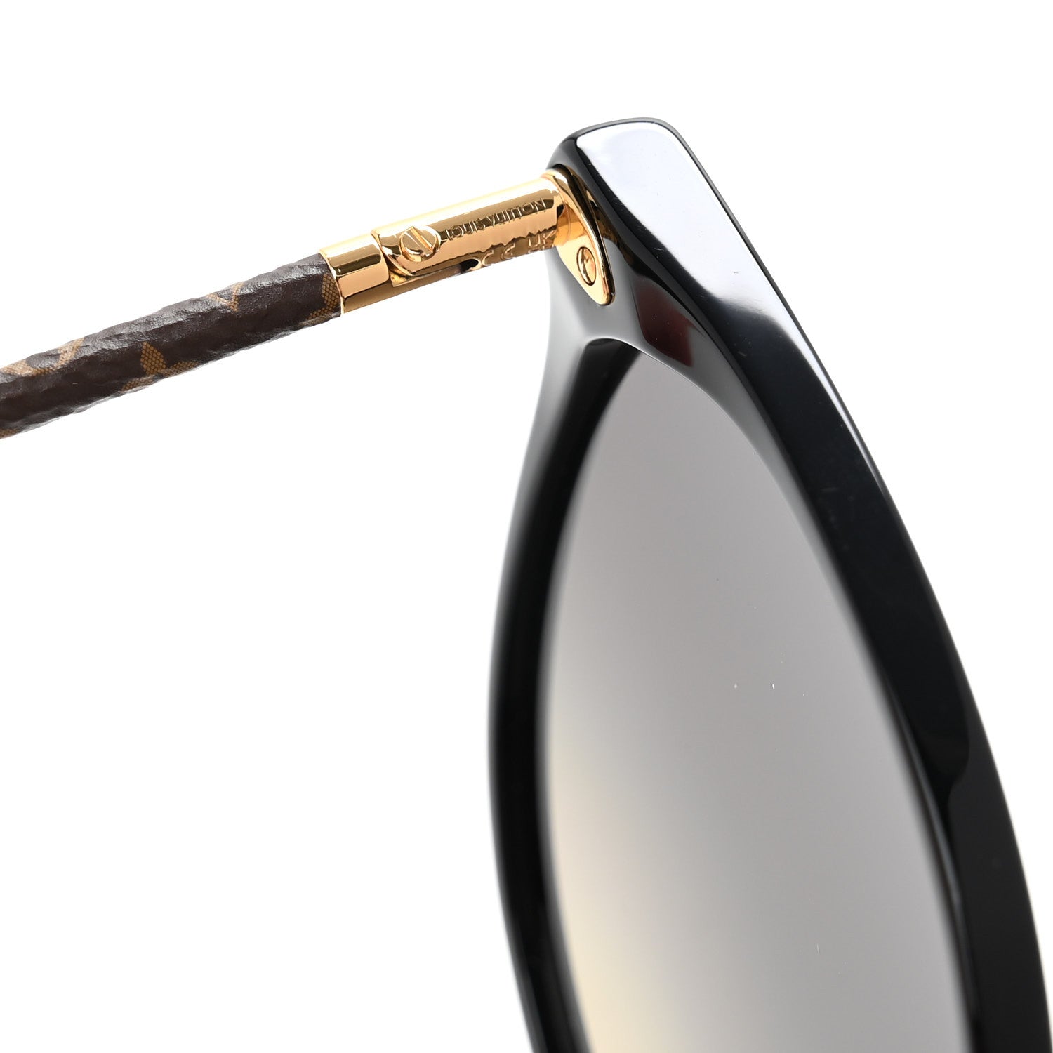 Monogram Acetate LV First Round Sunglasses Z1710W Black