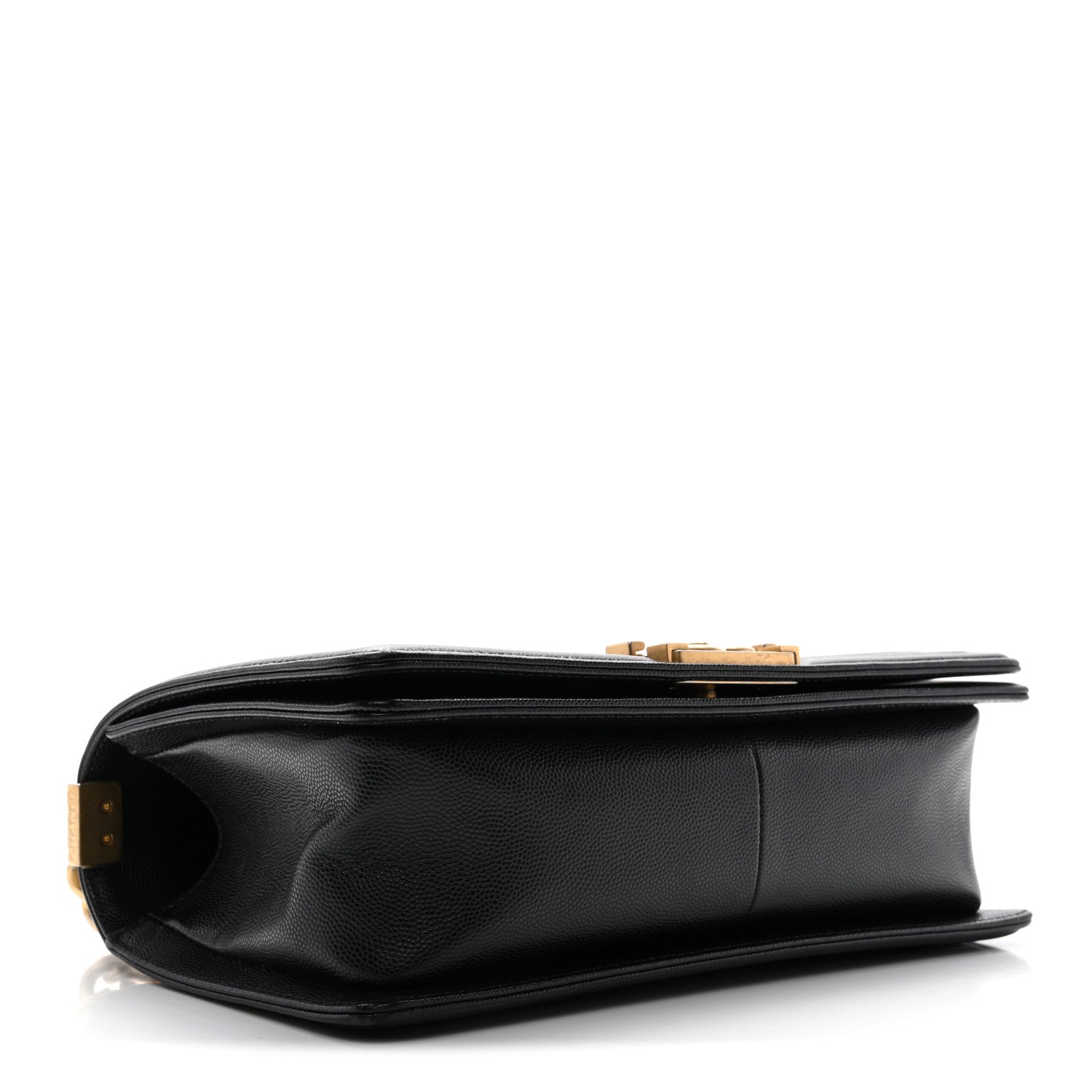 Caviar Quilted Medium Boy Flap Black