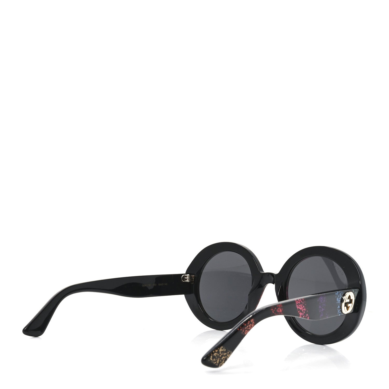 Acetate Round Glitter GG0319S Sunglasses Rainbow