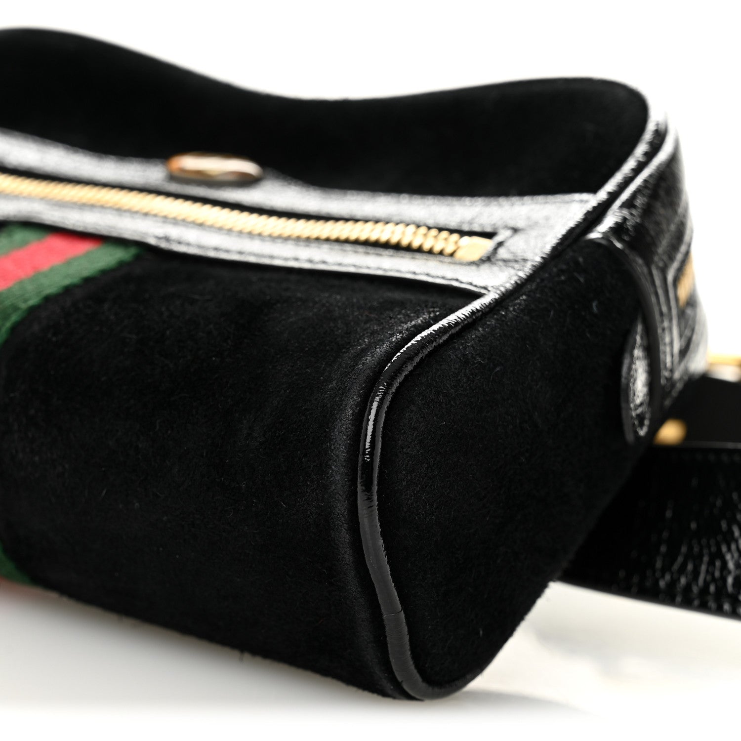 Suede Small Ophidia Belt Bag 85 34 Black