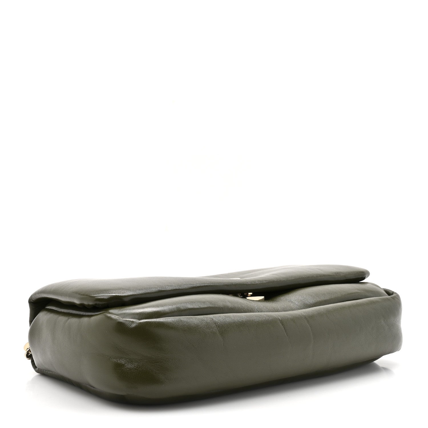 Lambskin Mini GG Milano Top Handle Shoulder Bag Green