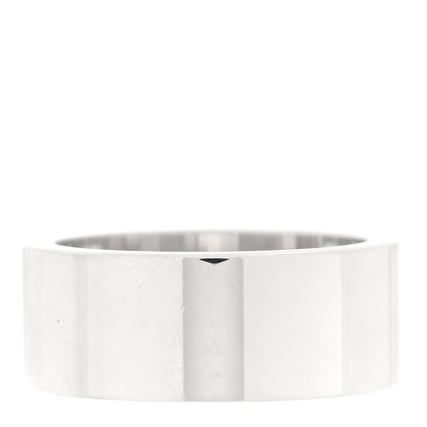Sterling Silver G Cutout Ring 54 6.75