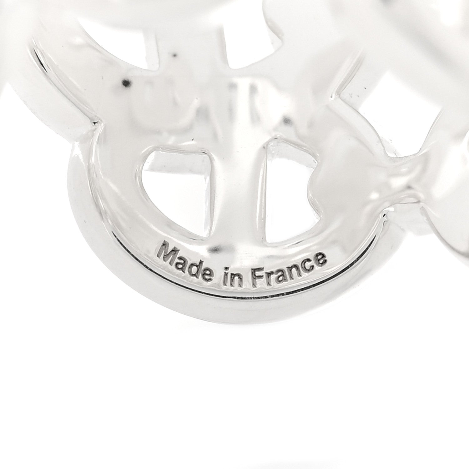 Sterling Silver GM Chaine d'ncre Enchainee Band Ring 49 4.75