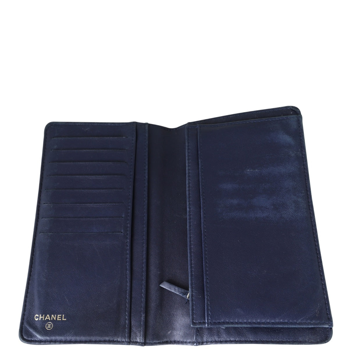 Chanel Boy Long Flap Wallet | Gold Hardware