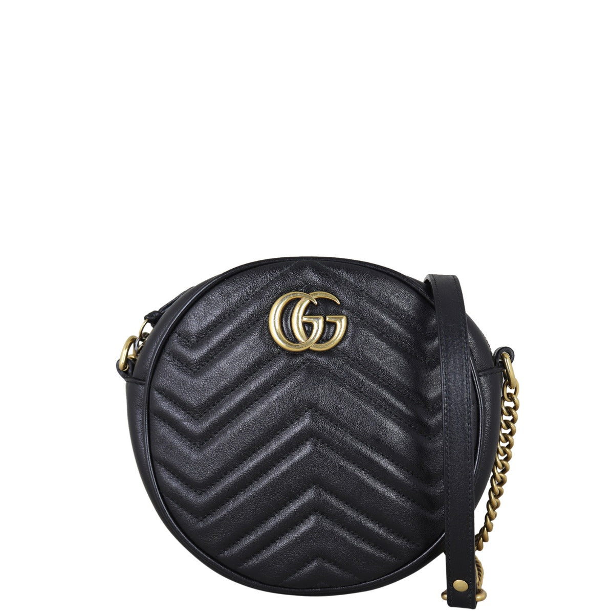 Gucci GG Marmont Round Chain Shoulder Bag