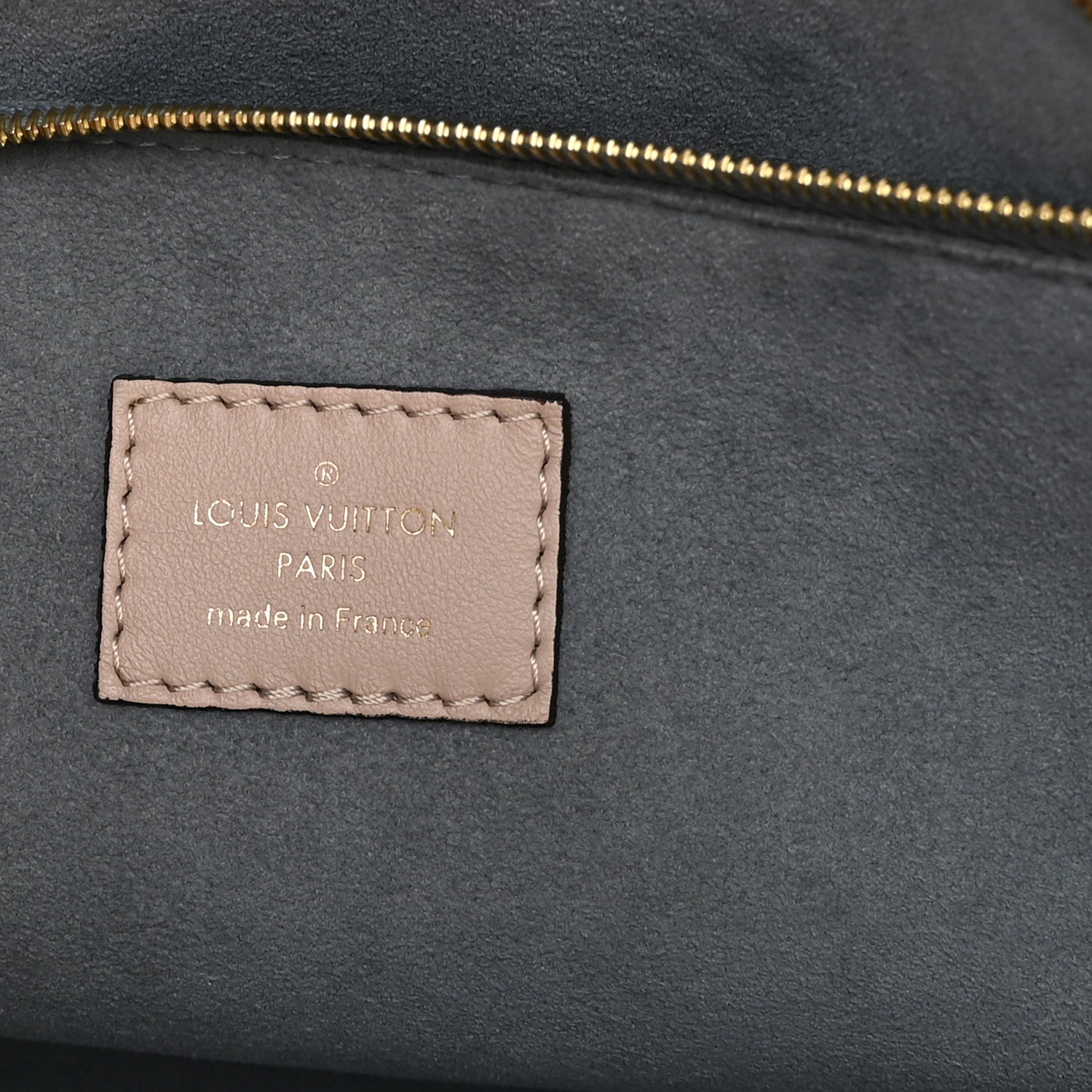 Calfskin Monogram On My Side MM Greige