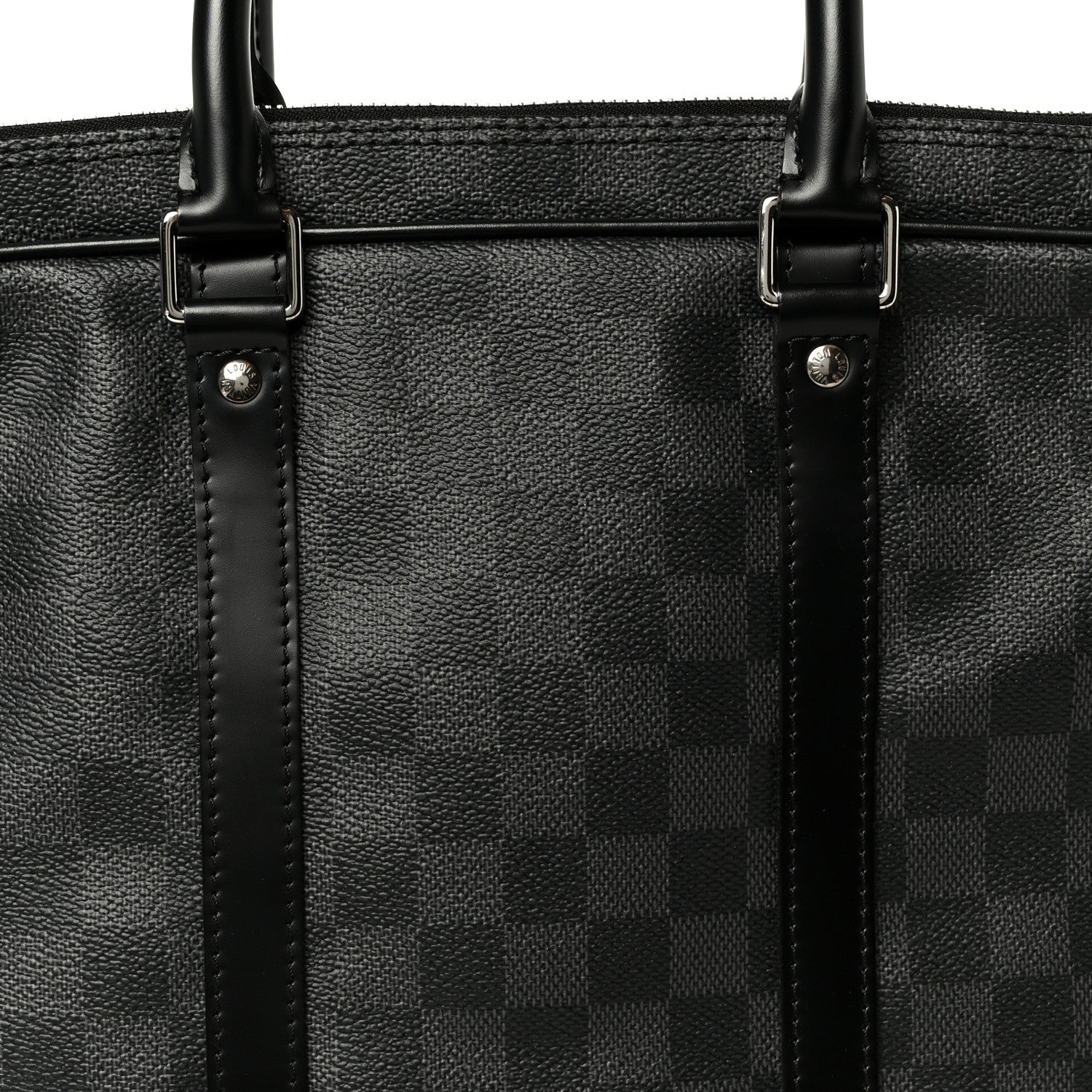Damier Graphite Porte-Documents Voyage