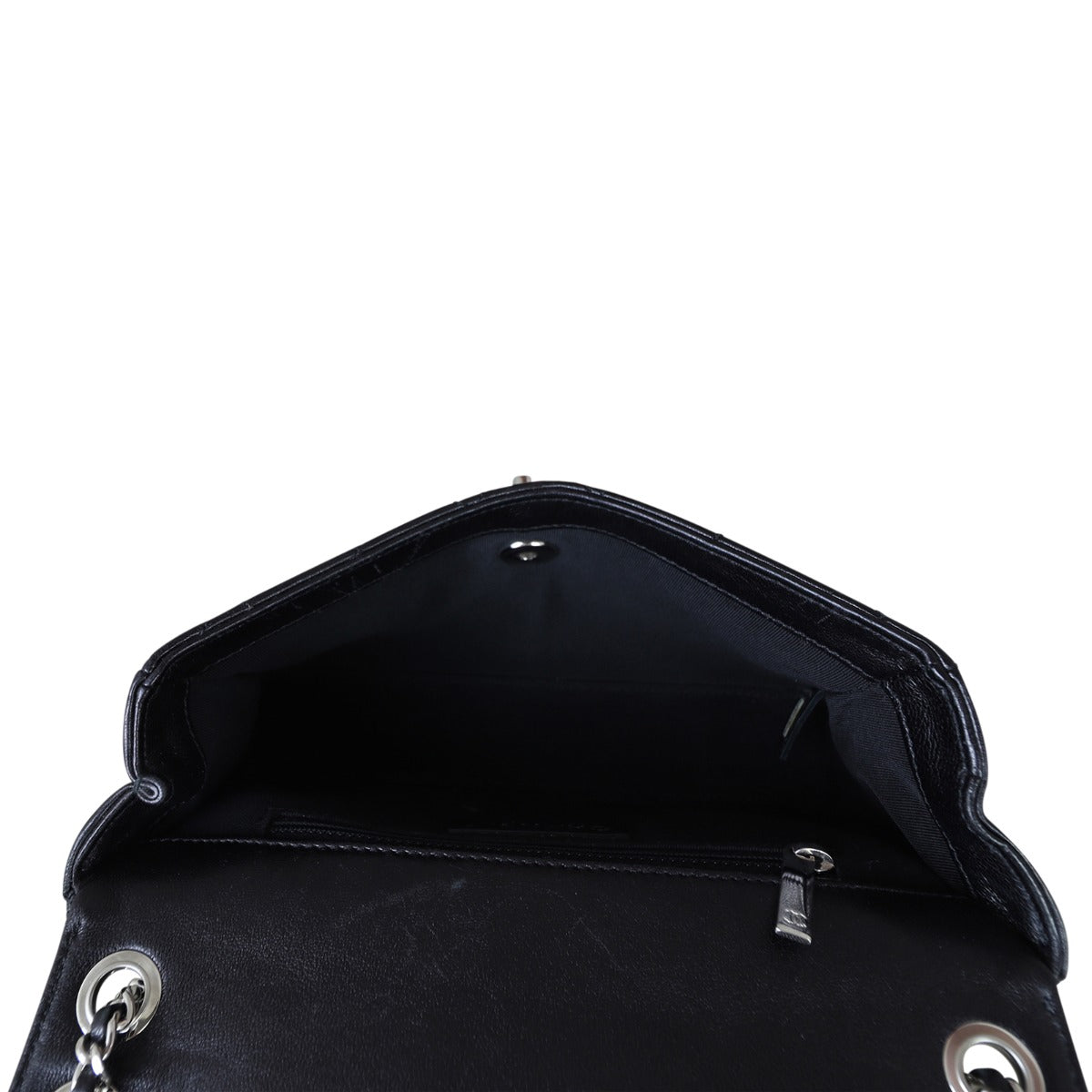 Chanel CC Single Flap Bag | Silver Hardware