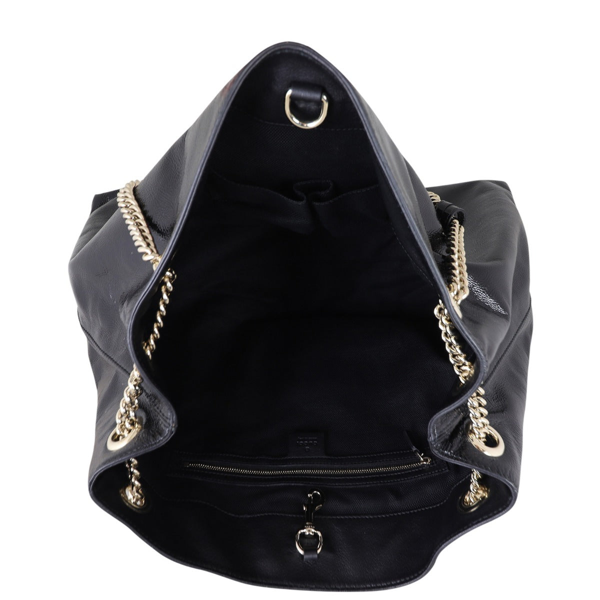 Gucci Soho Chain Shoulder Bag Large Patent