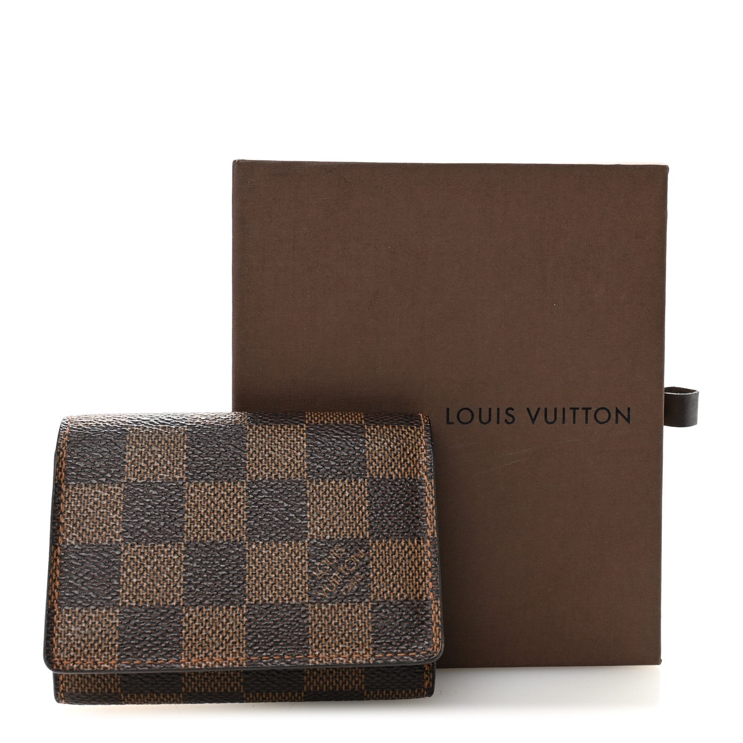 Damier Ebene Business Card Holder