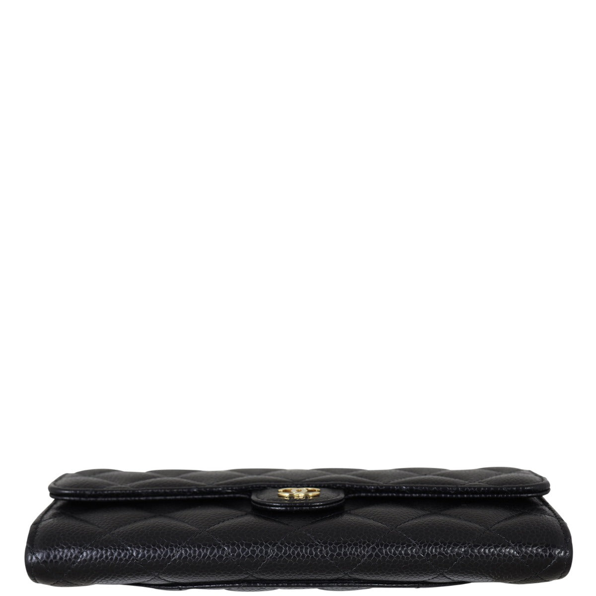 Chanel Classic Flap Long Wallet | Black Caviar