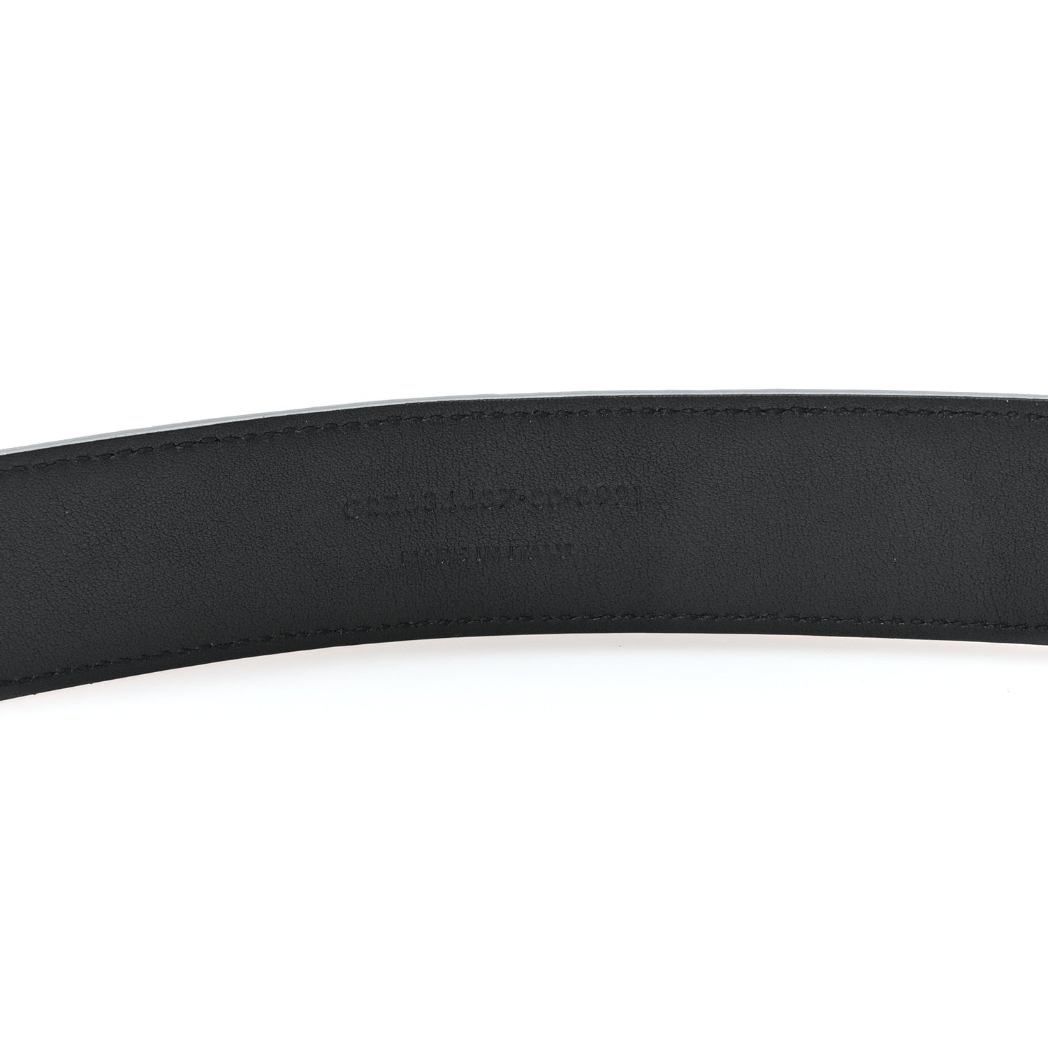 Suede Monogram Square Buckle Belt 80 32 Black