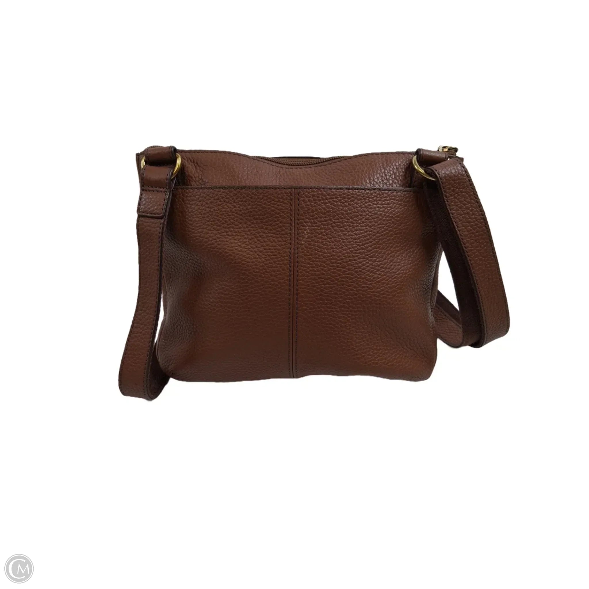 Crossbody Leather By Fossil, Size: Medium