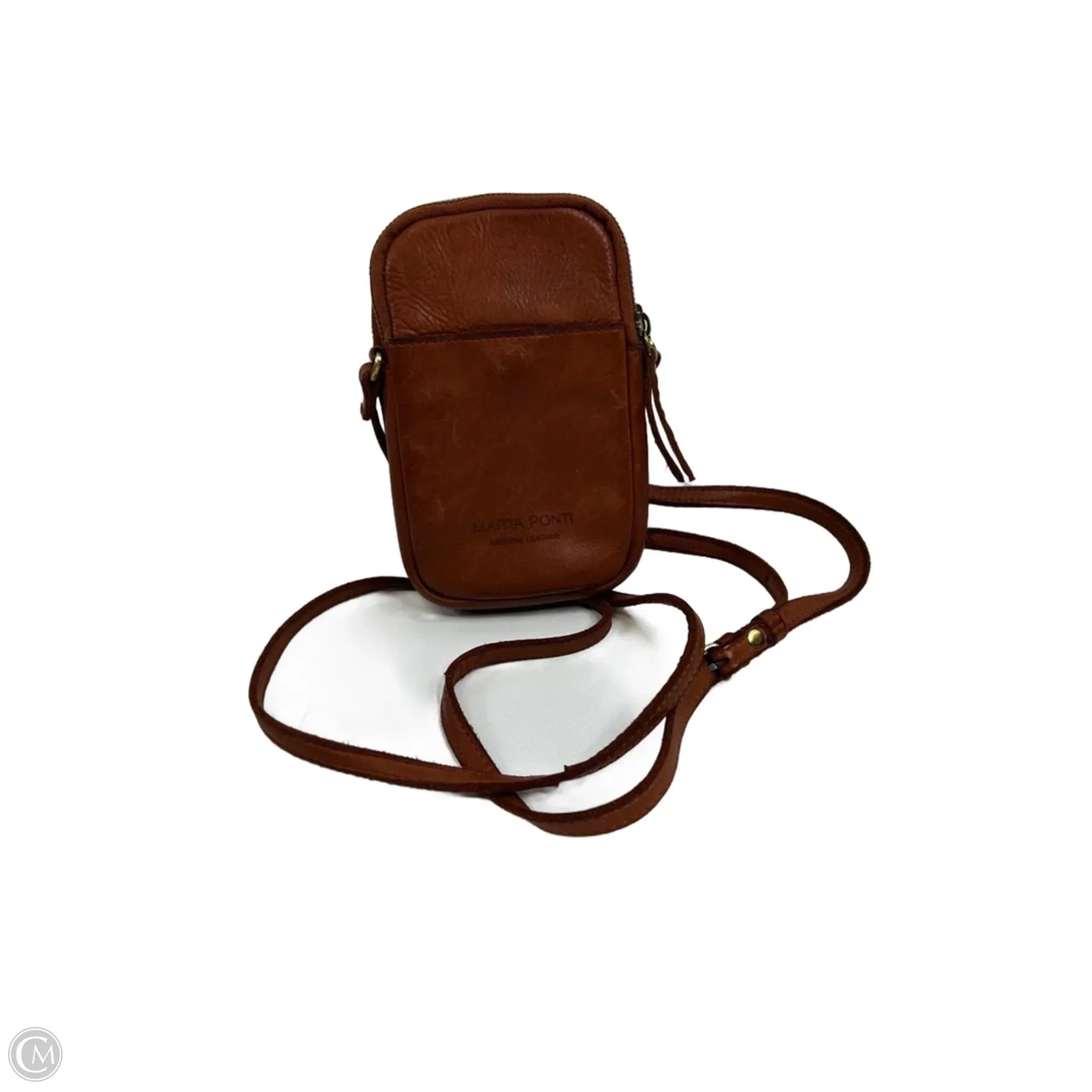 Crossbody Leather By Clothes Mentor, Size: Small