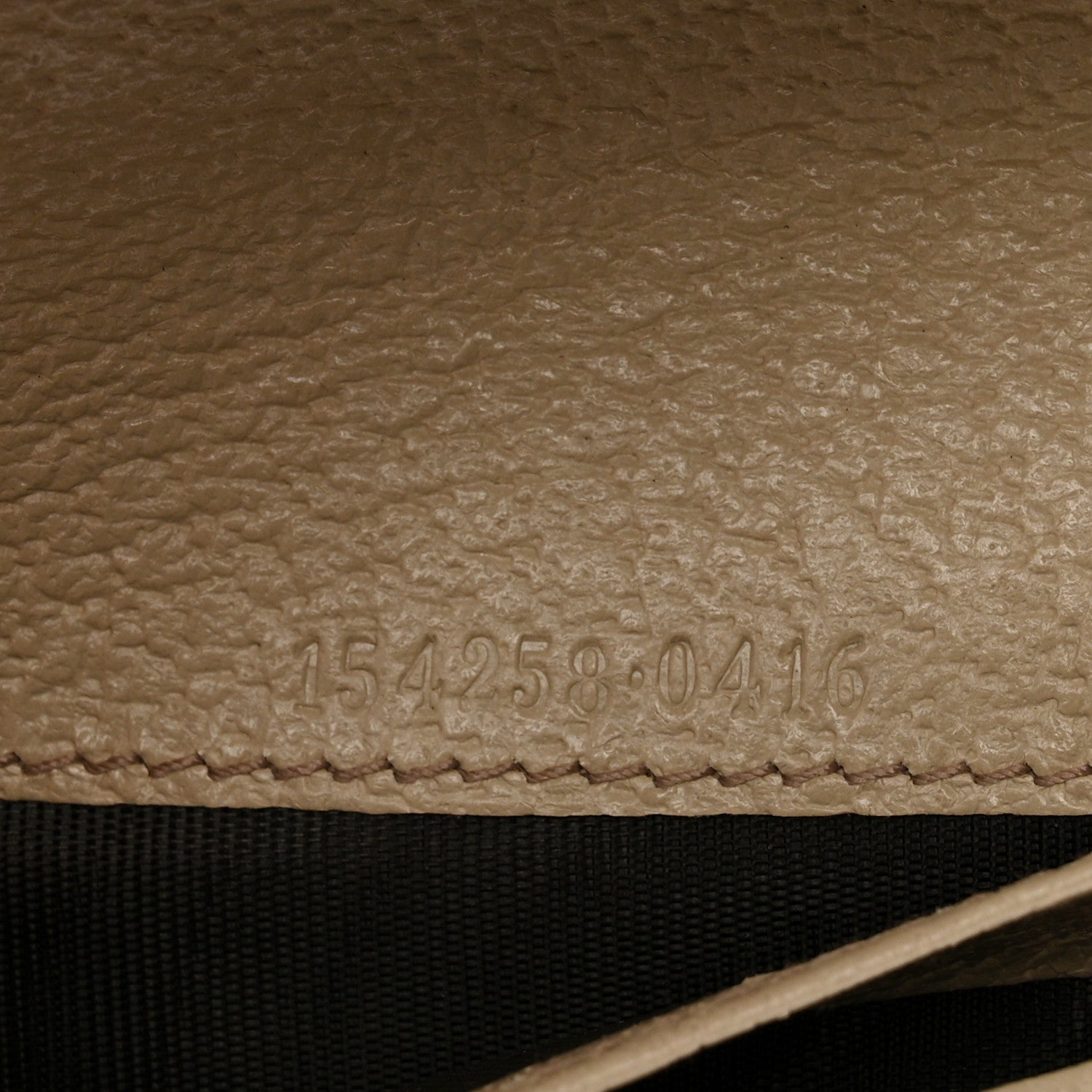 Monogram Two Fold Wallet Beige