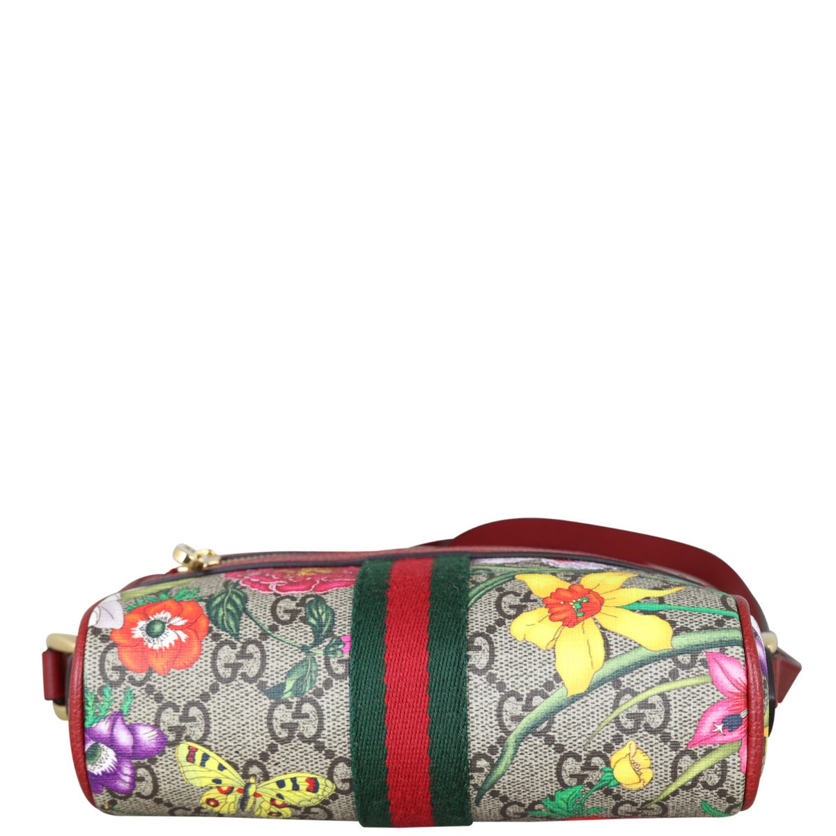 Gucci GG Supreme Ophidia Flora Mini Shoulder Bag