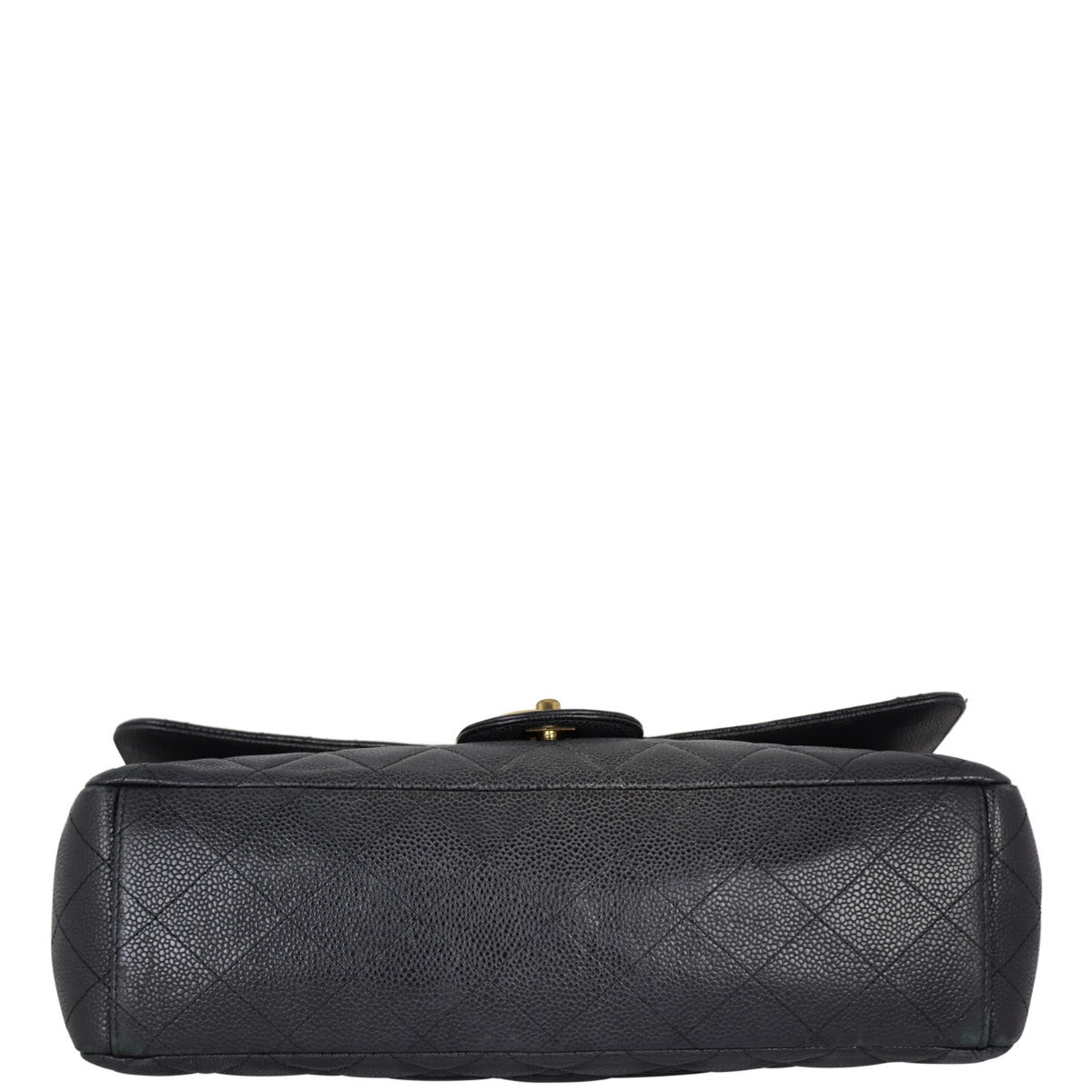 Chanel Classic Double Flap Maxi | Black Quilted Caviar