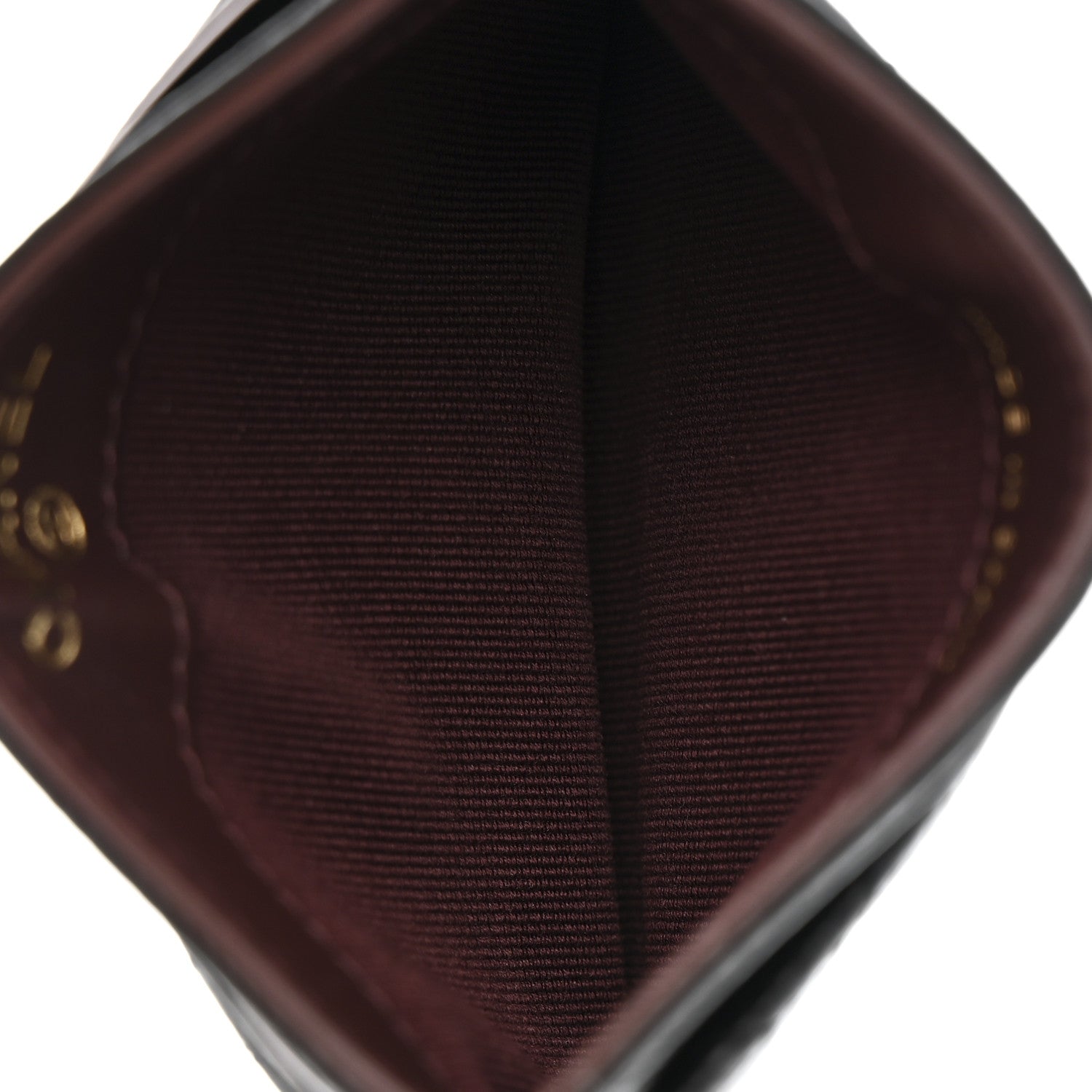 Caviar Quilted Card Holder Black
