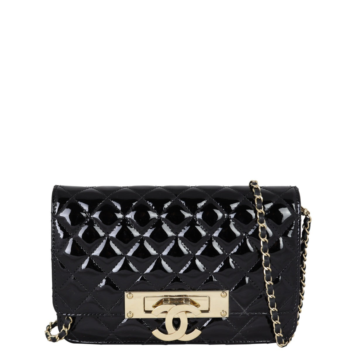 Chanel Golden Class Wallet on Chain | Black