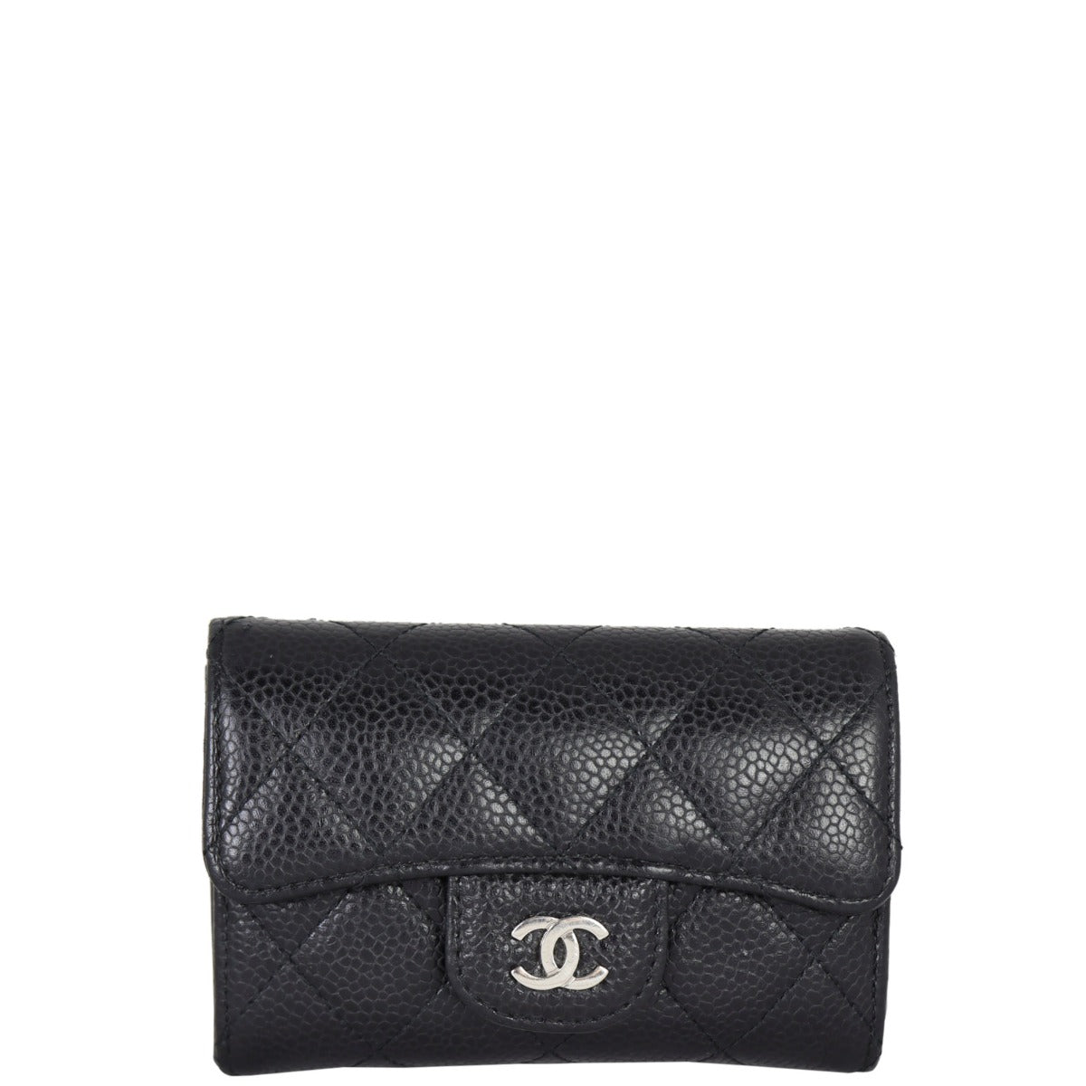 Chanel Classic Flap Card Holder | Silver Hardware