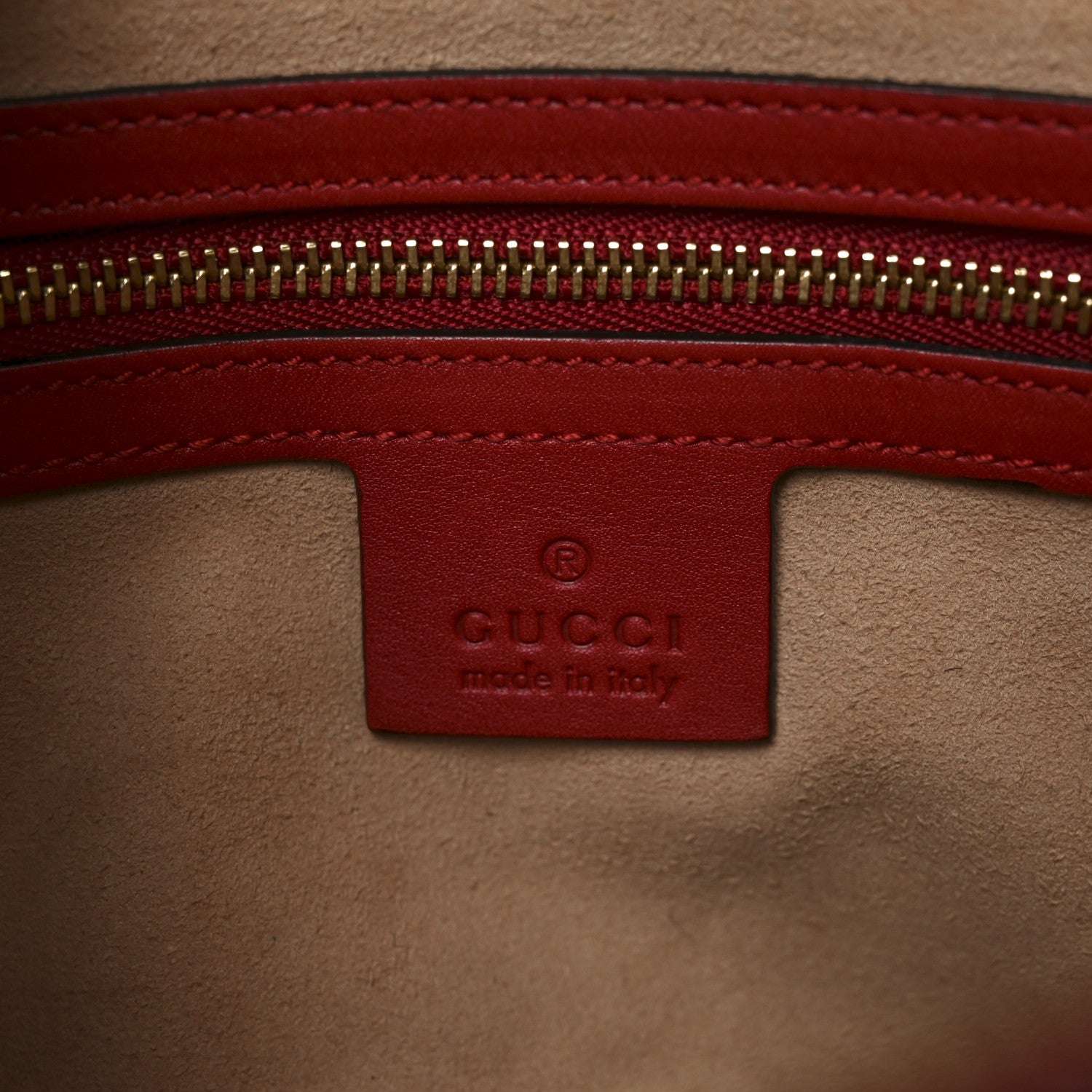 Guccissima Signature Boston Hibiscus Red