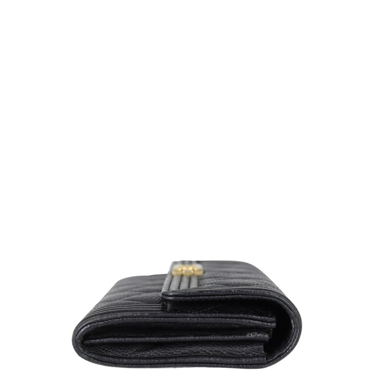 Chanel Boy Long Flap Wallet | Black Diamond