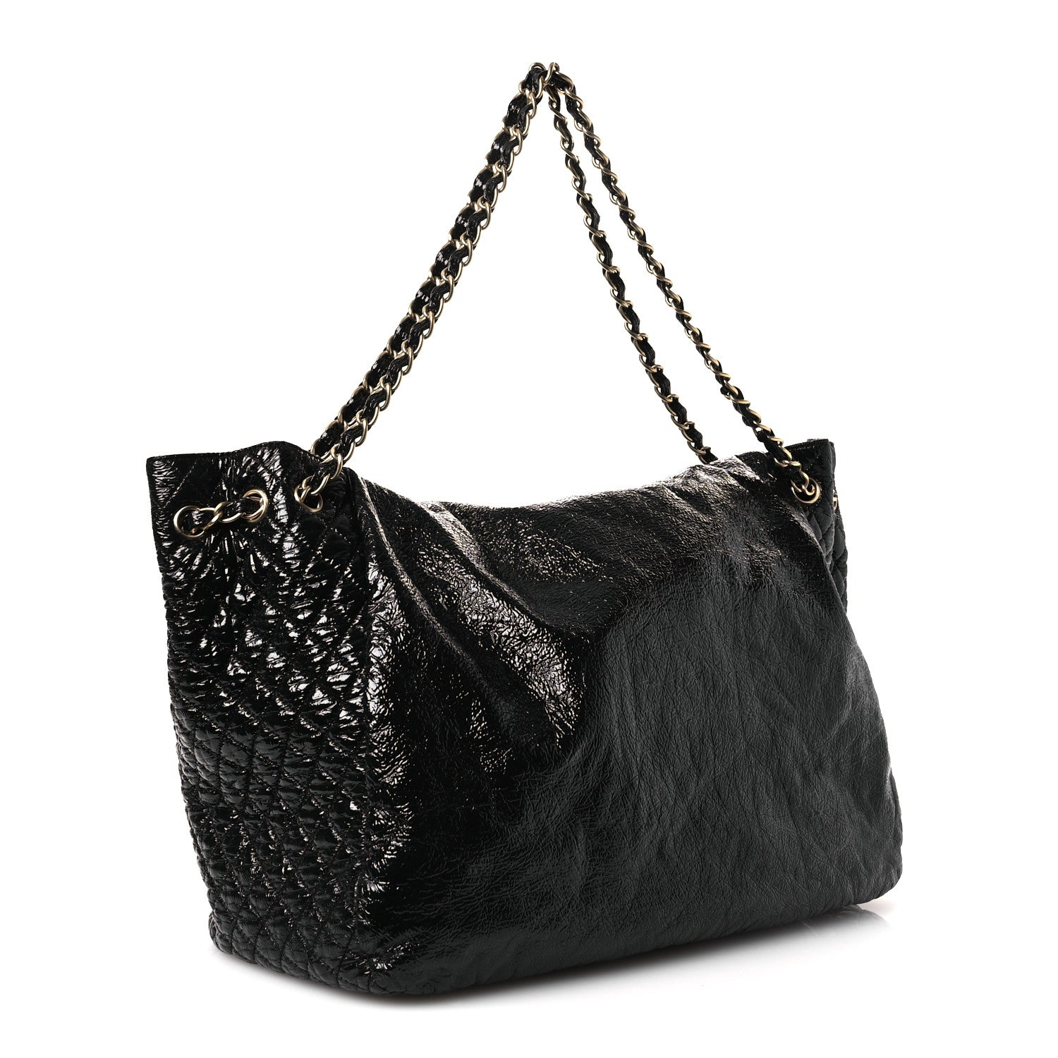 Vinyl XXL Rock and Chain Flap Black