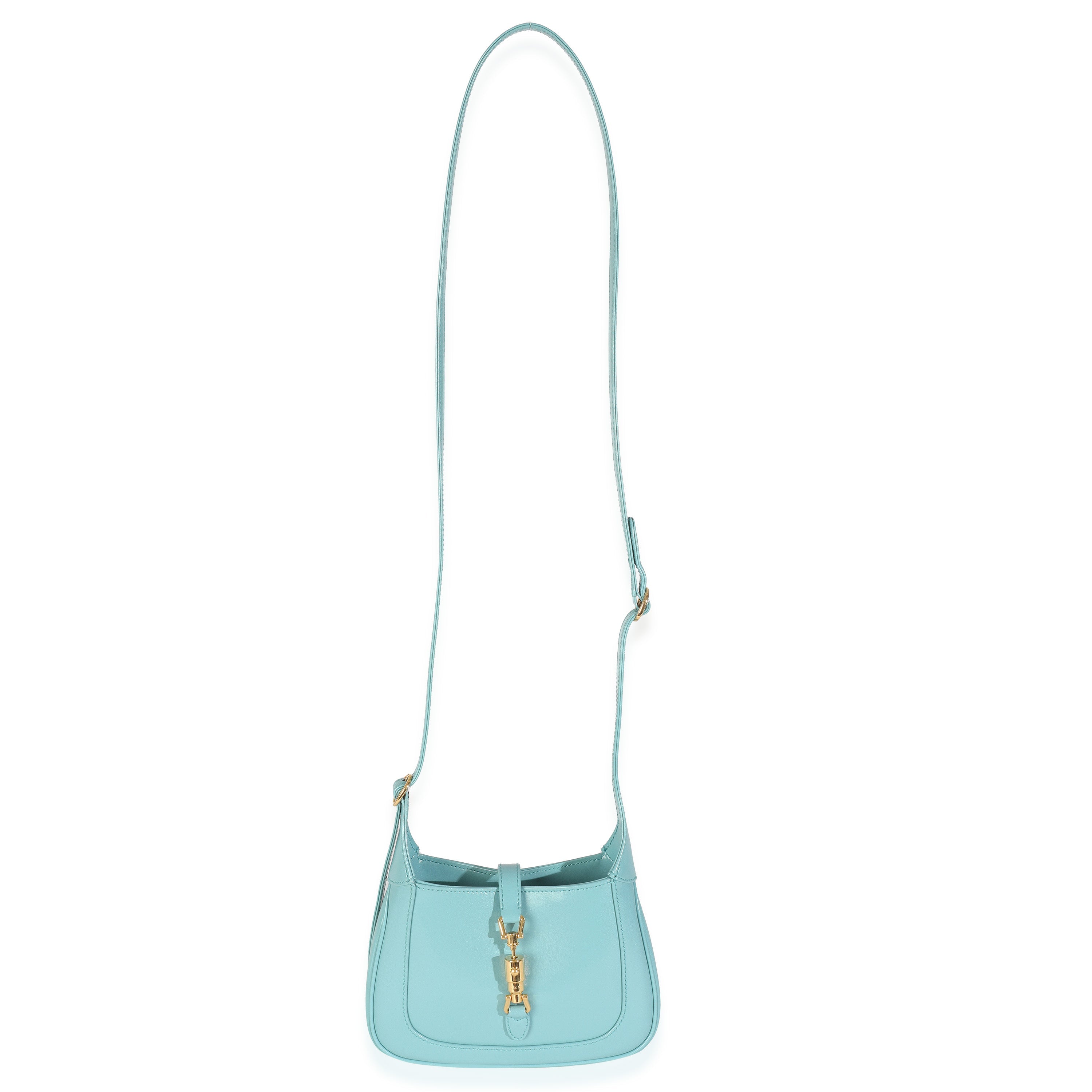 Dusty Azure Boarded Dyana Lux Calfskin Mini Jackie 1961 Hobo