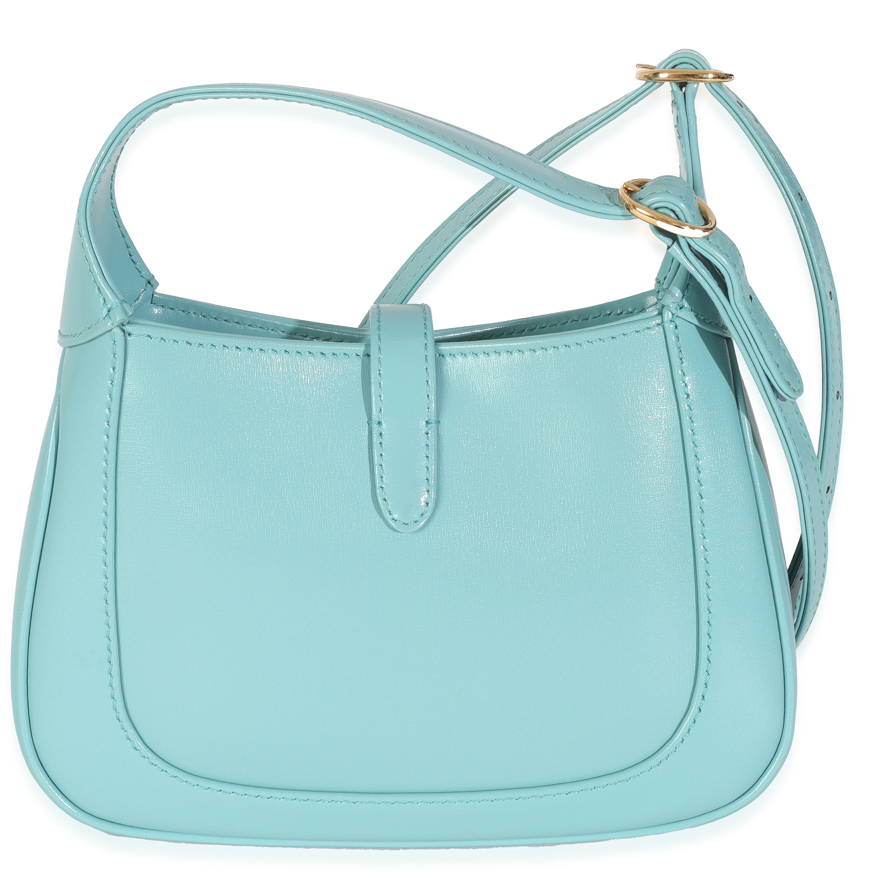 Dusty Azure Boarded Dyana Lux Calfskin Mini Jackie 1961 Hobo