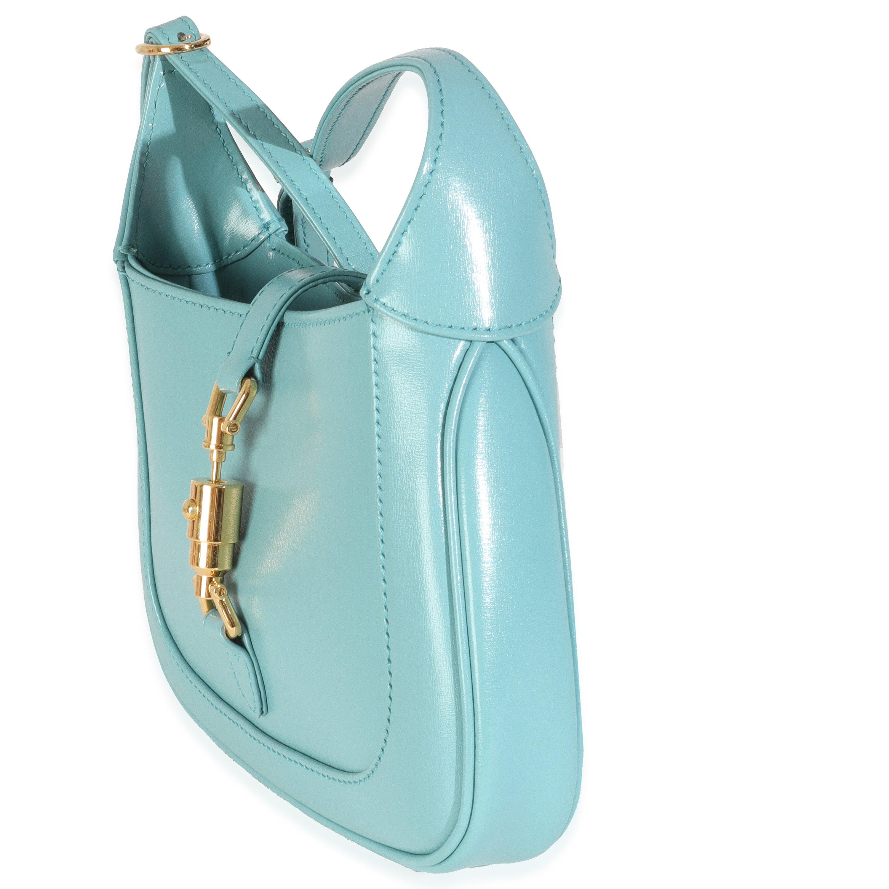 Dusty Azure Boarded Dyana Lux Calfskin Mini Jackie 1961 Hobo