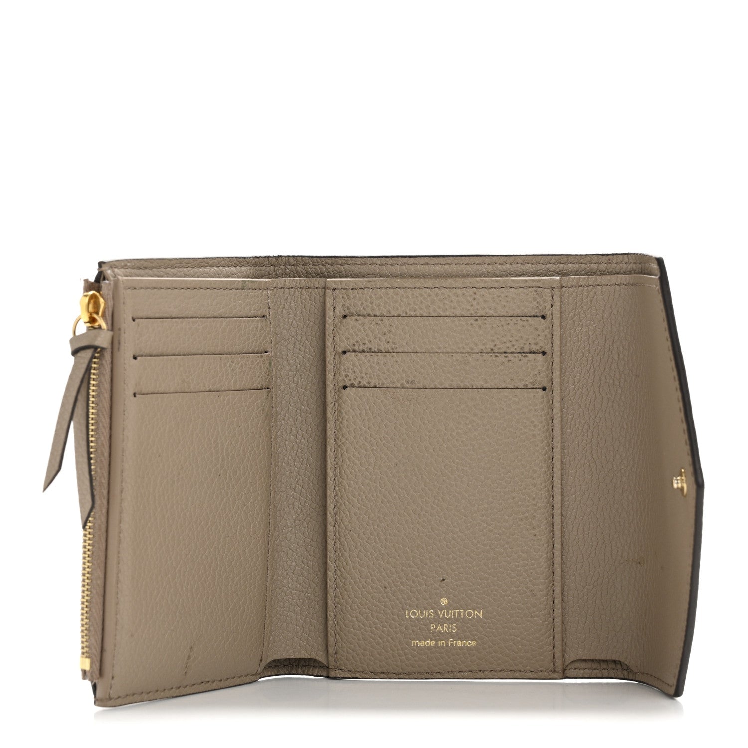 Empreinte Monogram Giant Victorine Wallet Tourterelle Creme