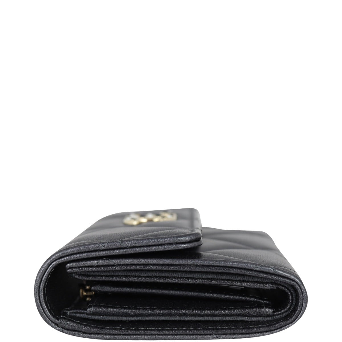 Chanel Embellished CC Compact Wallet