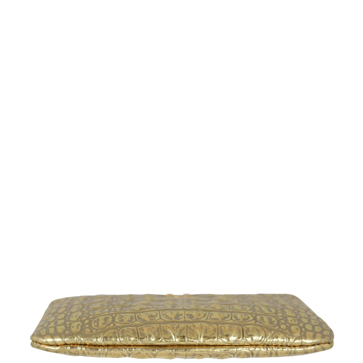 Chanel O-Case Mini Croc embossed