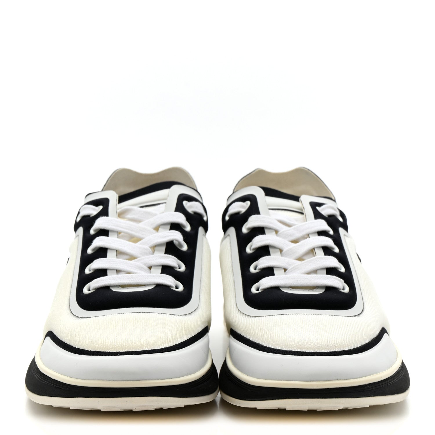 Lycra Womens CC Sneakers 39.5 White Black