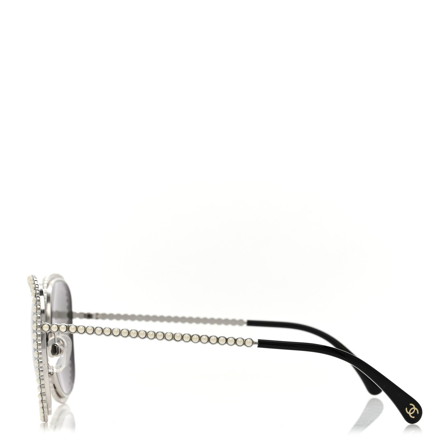 Beaded Sunglasses 71337 Silver